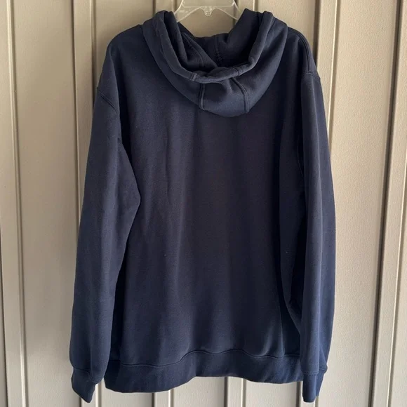 Carhartt Iconic K288 Logo Navy Blue Hoodie size XL - Picture 2 of 4